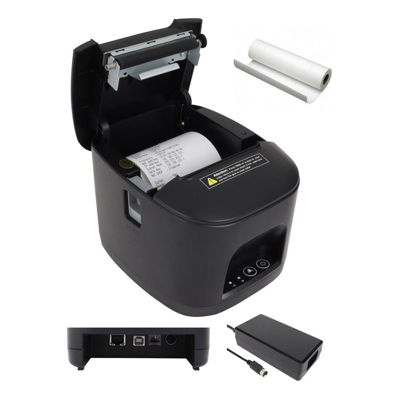 JALTECH - Impresora Térmica Pos Jaltech Usb  Lan 80mm.