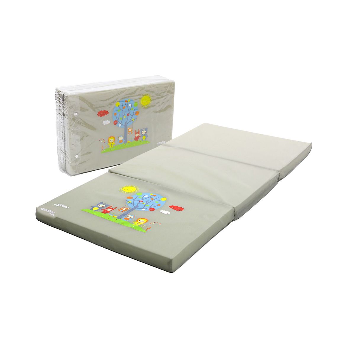 ASALVO - COLCHONETA PLEGABLE PARA BEBES FUN PARK