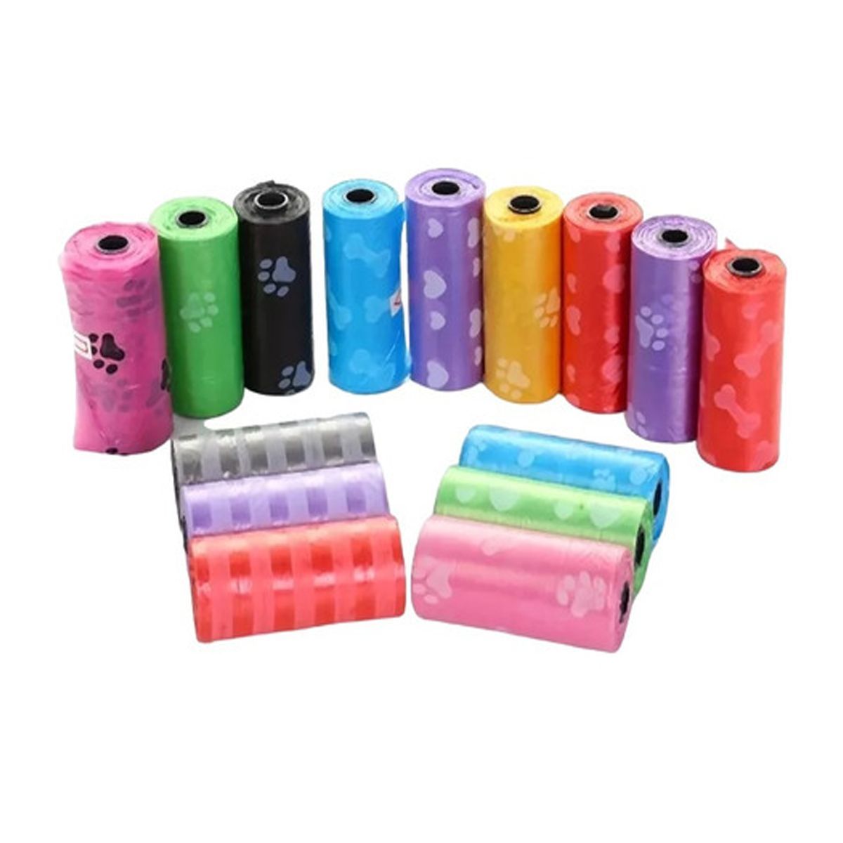 GENERICO - 18 Rollos Bolsas Biodegradables Recoleción Popó Mascotas