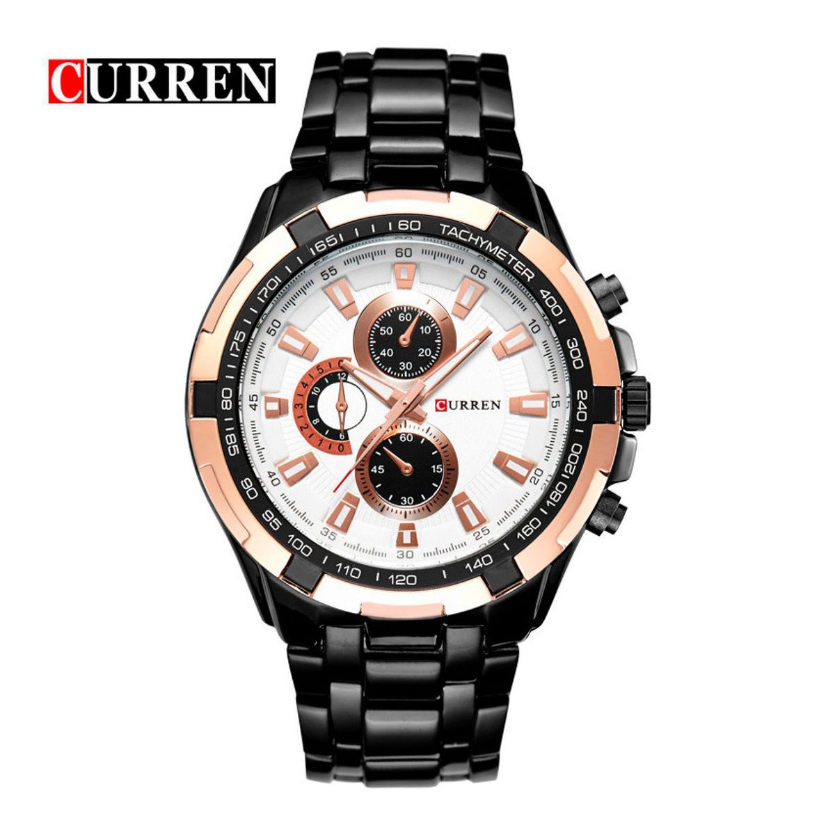 CURREN - Reloj Curren Hombre kre02012002 . Reloj Acero Inoxidable Gris