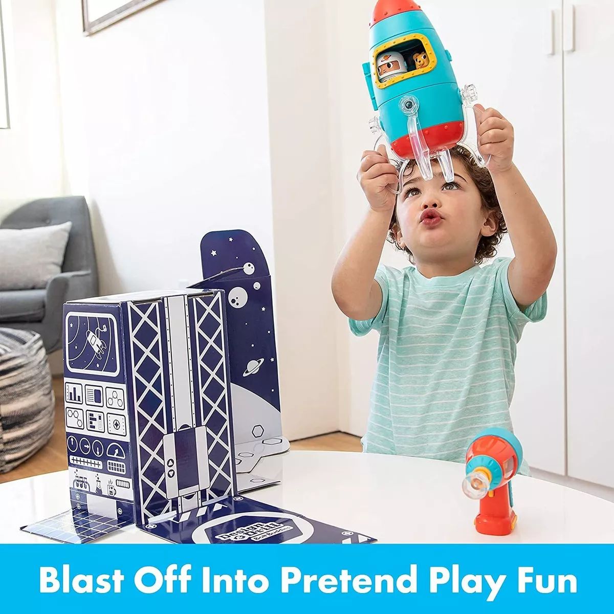 EDUCATIONAL INSIGHTS - Juego Educativo Construcción Cohete Espacial Para Niños