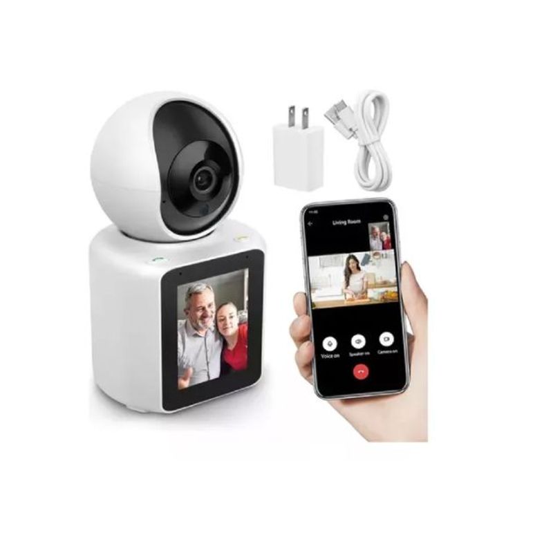 GENERICO - Camara Con Pantalla Bidireccional Y Funcion Llamada Blanco