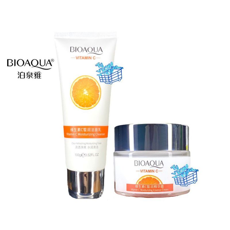 BIOAQUA - Kit facial X 2 Vitamina C Bioaqua