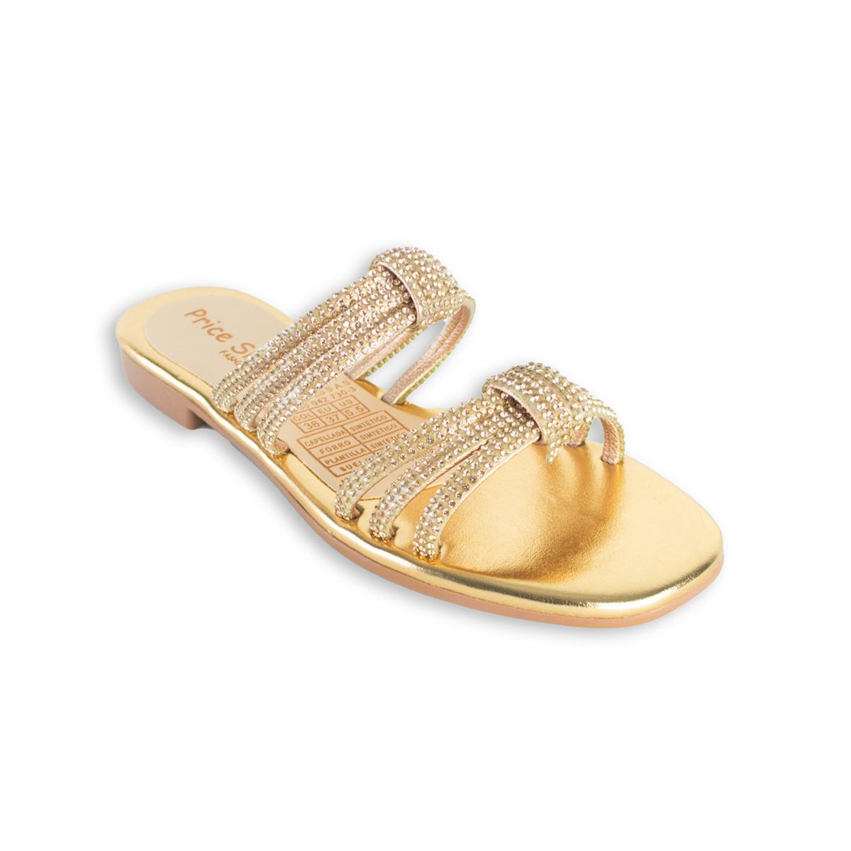 PRICE SHOES - Price Shoes Sandalia Moda Mujer 9021265OROROSA