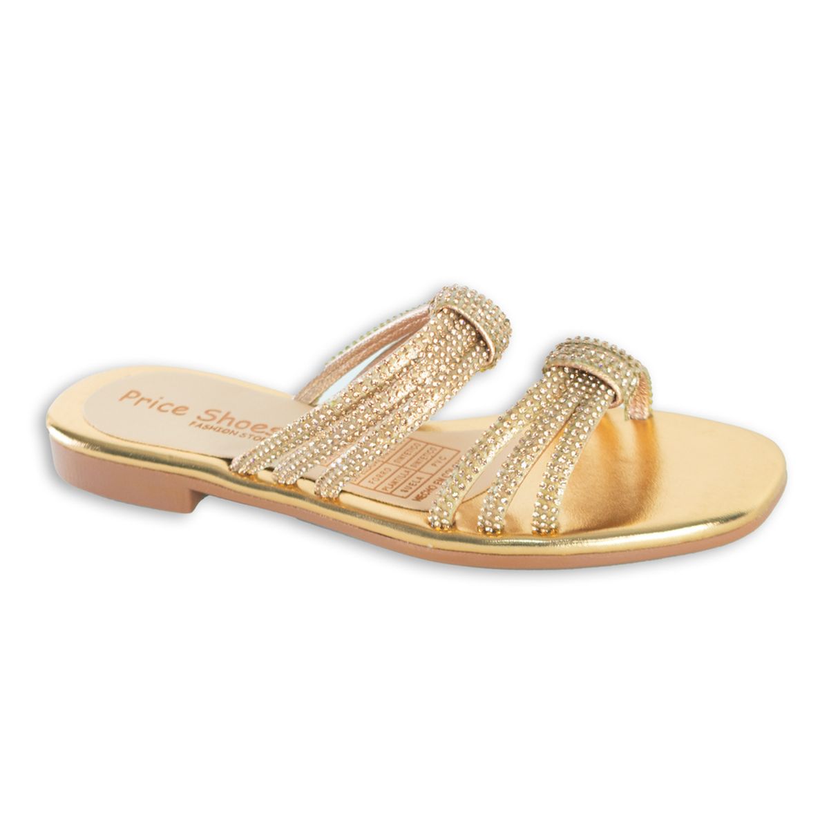 PRICE SHOES - Price Shoes Sandalia Moda Mujer 9021265OROROSA