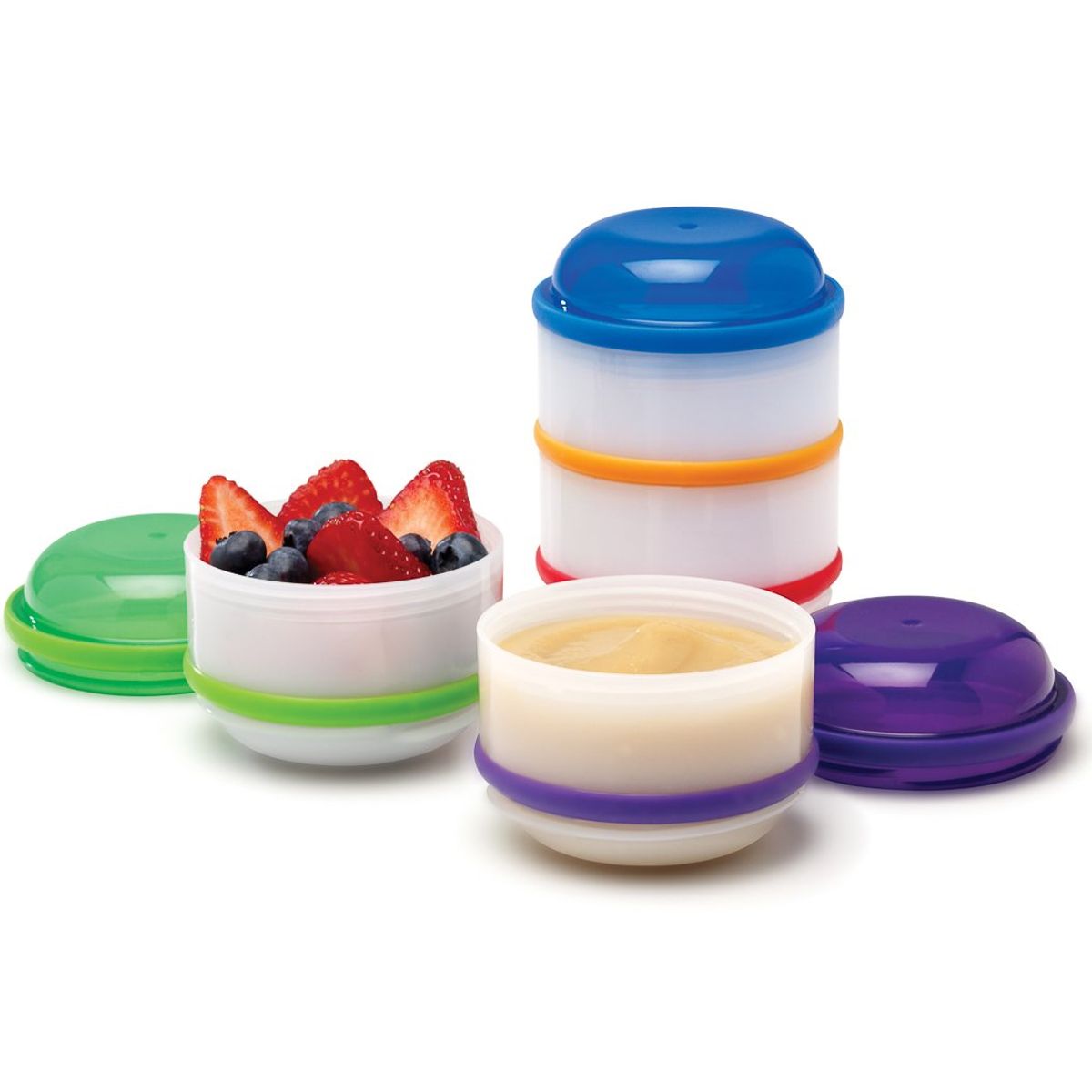 DR BROWNS - Recipientes apilables para Bebé Dr Brown x 4 Und Multicolor