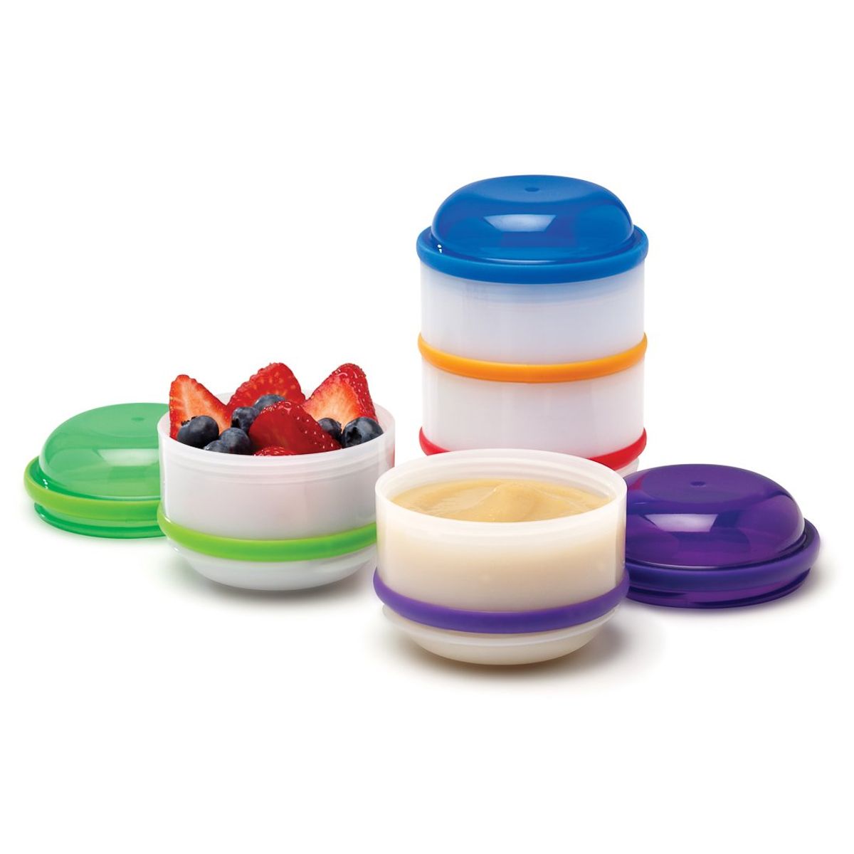 DR BROWNS - Recipientes apilables para Bebé Dr Brown x 4 Und Multicolor