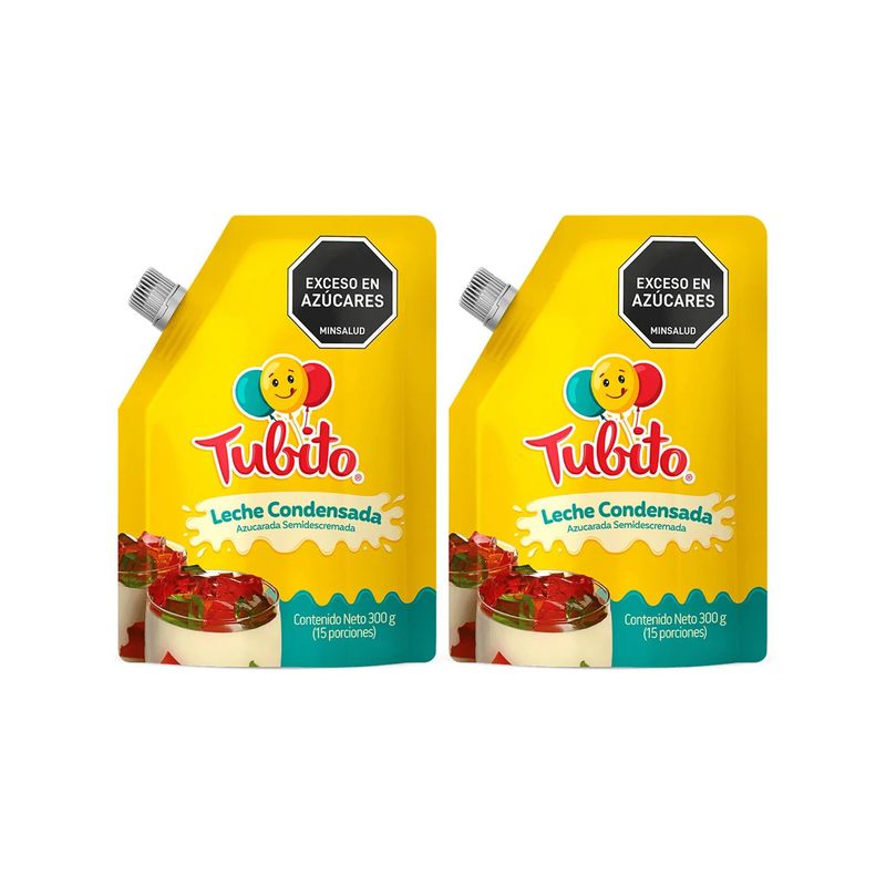 GENERICO - Leche Condensada Tubito 2 Doypack X300gr