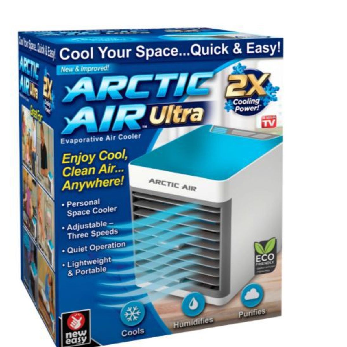 GENERICO - Aire Acondicionado Personal Portatil Arctic Air Ultra X2