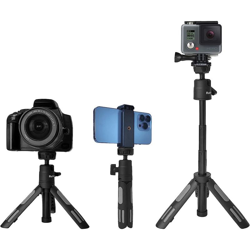 GEF - Trípode Camara Web Extensible Para Celular Go Pro Monitor