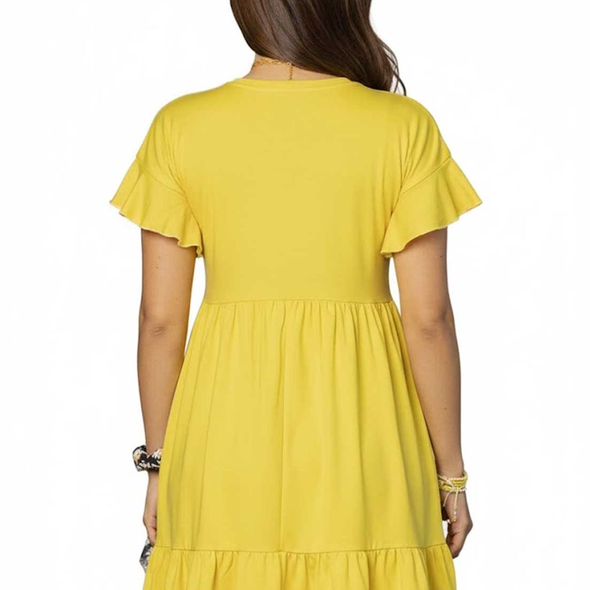 ATYPICAL - Vestido Corto Mujer Amarillo Atypical 78987