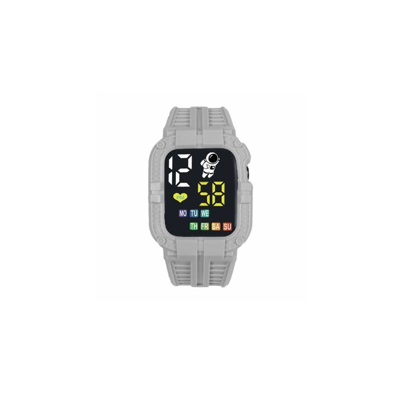 SHENGSHOU - Reloj Inteligente Digital En Silicona Para Niños Divertido