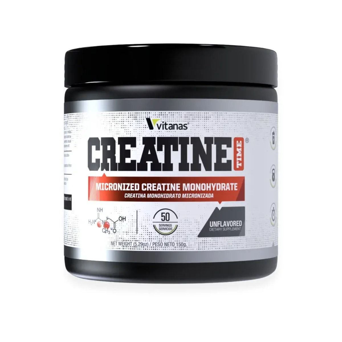 VITANAS - Creatina monohidratada 3000mg 50 servicios vitanas