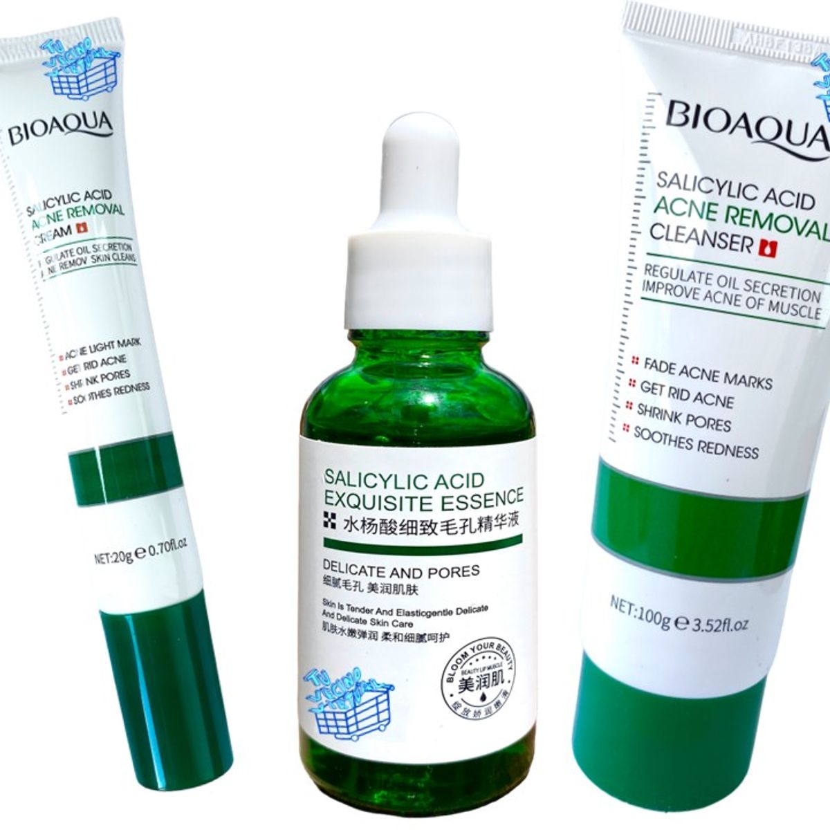BIOAQUA - Kit x3 Acido Salicilico Bioaqua