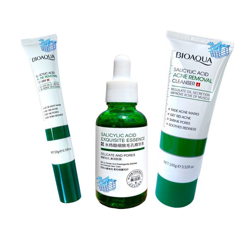 BIOAQUA - Kit x3 Acido Salicilico Bioaqua
