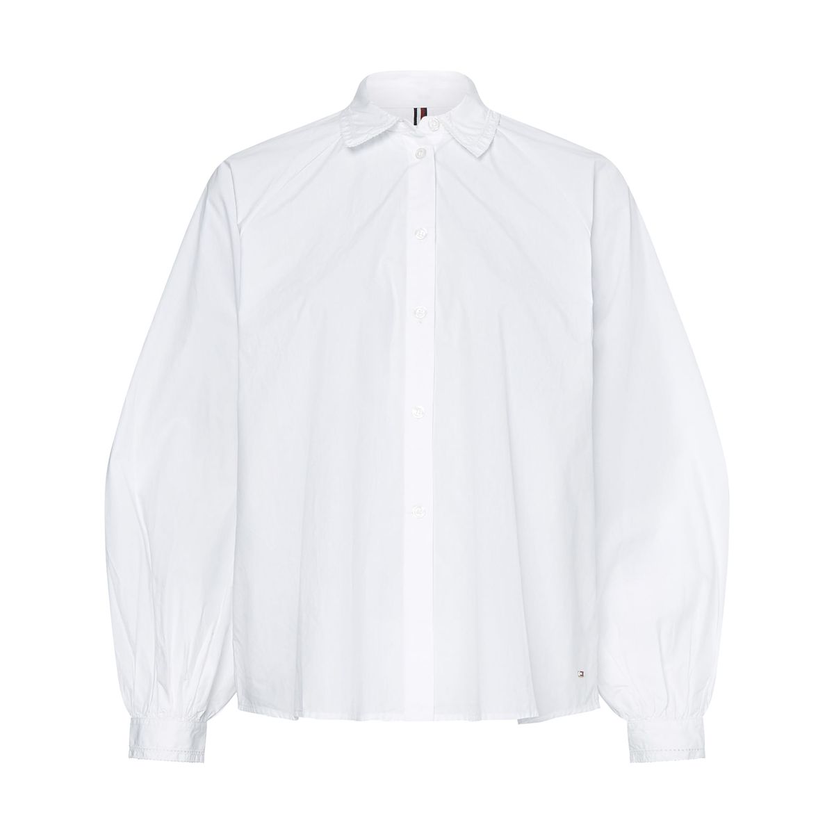 TOMMY HILFIGER - Camisa Con Mangas Raglán Y Corte Amplio Mujer Blanco Tommy Hilfiger