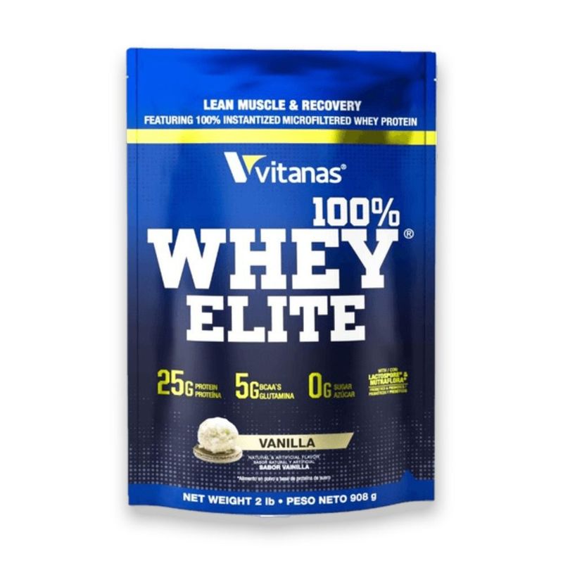 VITANAS - 100% Whey Elite 2 libras Vitanas - Proteina Limpia