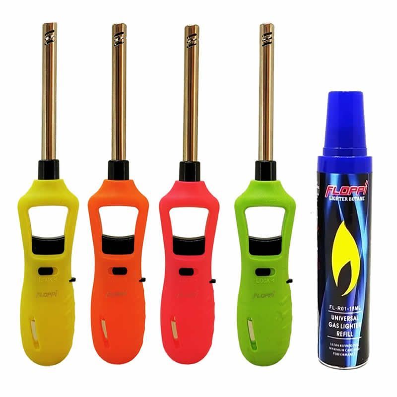 GENERICO - Encendedor Briquet Mechero Horno Estufa + Recarga Butano