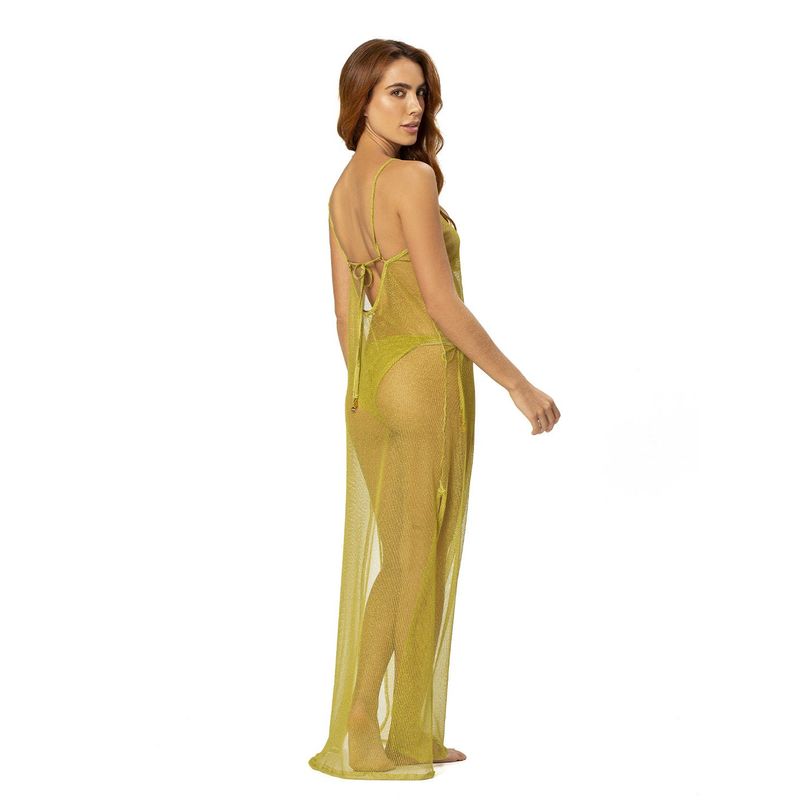 ONDA DE MAR - Vestido Onda De Mar Verde Vel2102021