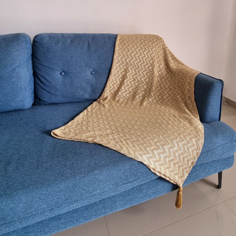 NOSSARENA - Manta decorativa 150x140mt color dorado