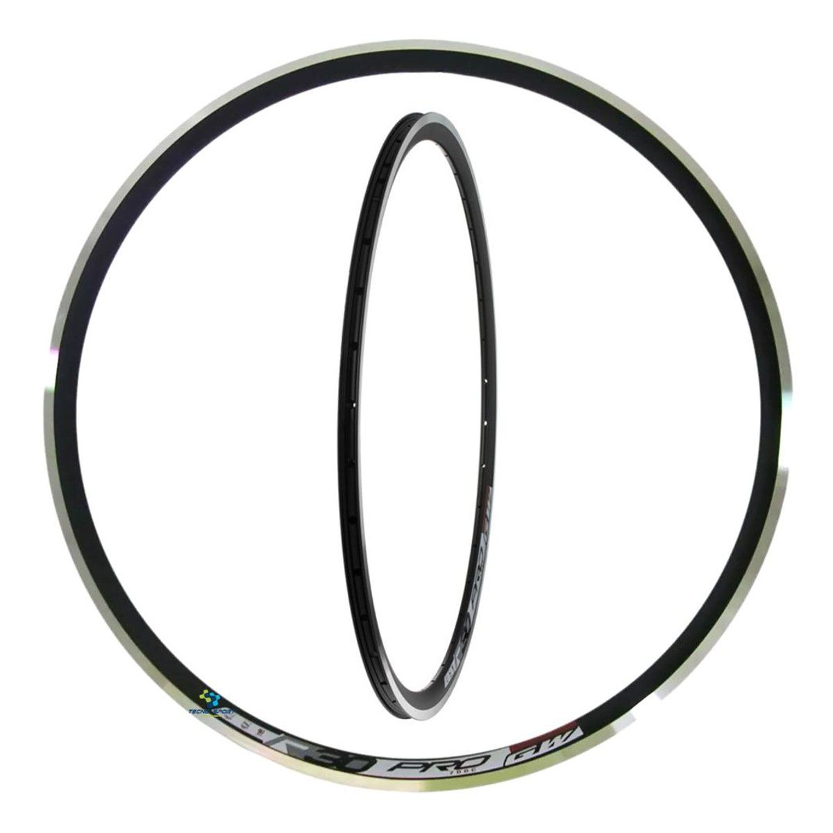 GW - Rin Bicicleta 700 Gw Ruta Doble Pared Aro Aluminio 36 Huecos