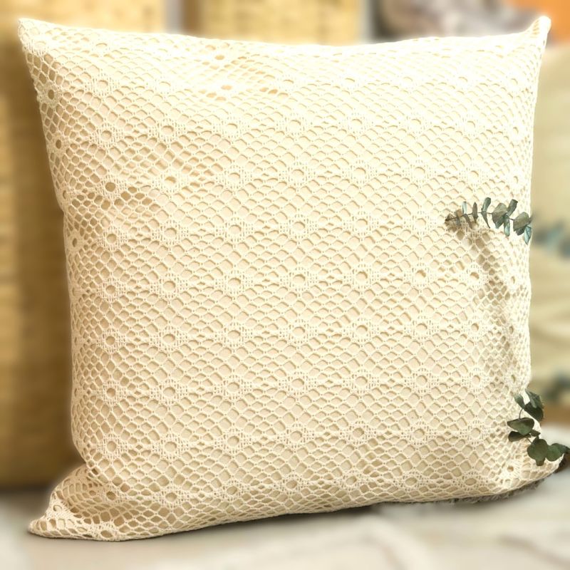 NOSSARENA - Cojin Romance 50x50cm color beige