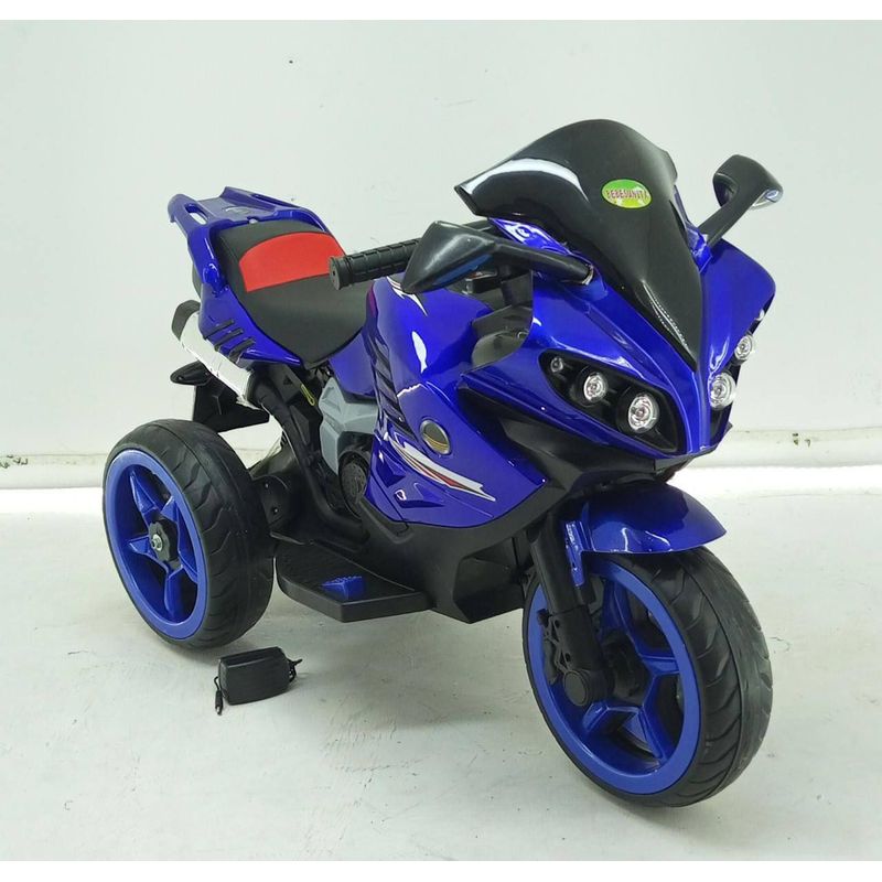 BEBESUNITA - Moto Eléctrica para Niño Doble Motor Llantas en Caucho