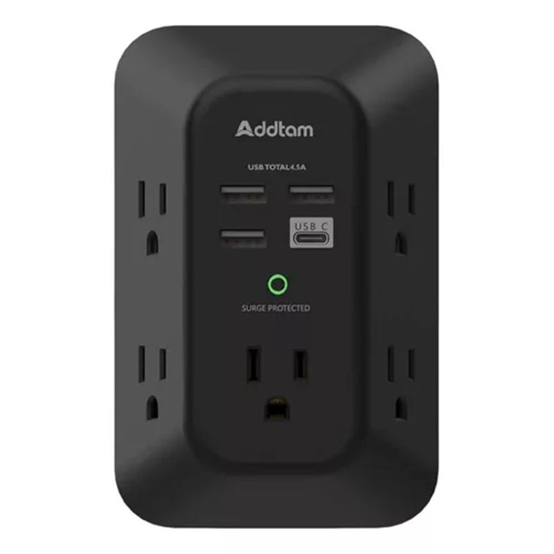 GENERICO - Multitoma Protección Sobretensión Y Cargador De Pared Usb C