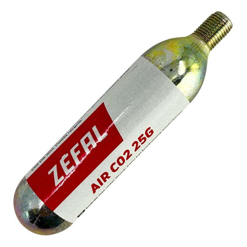 ZEFAL - Cartucho Pipeta Co2 Aire Comprimido Zefal 25 Gr Ruta Mtb