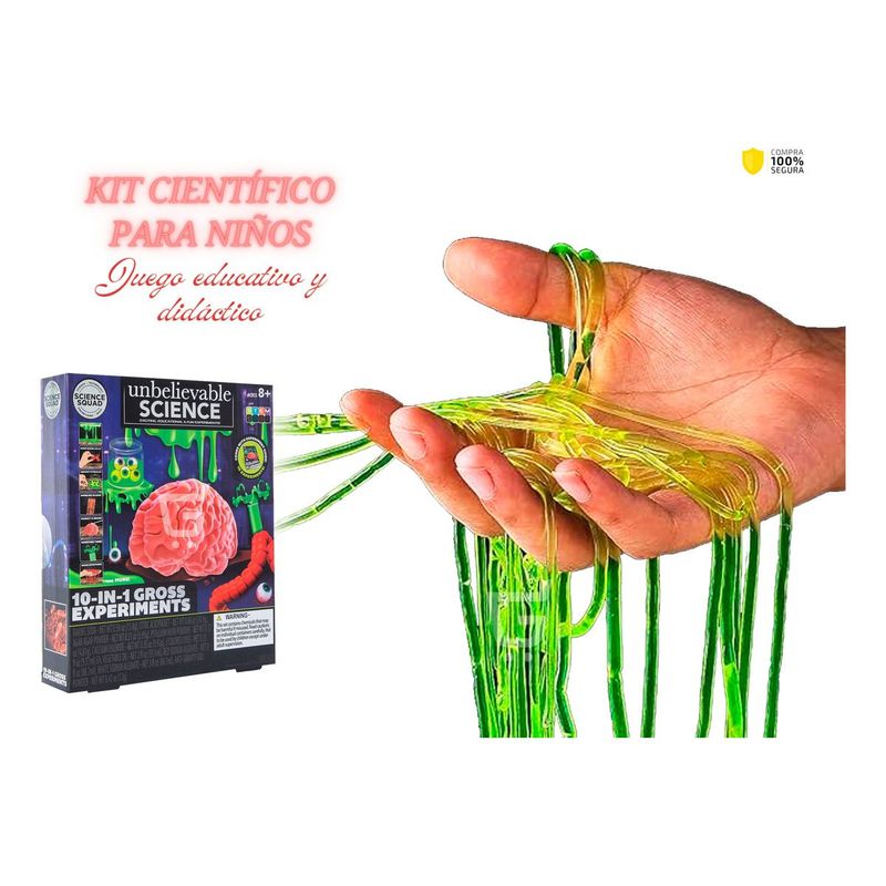 GENERICO - Juego Ciencia Educativo Para Niños Experimentos Slime Cerebr