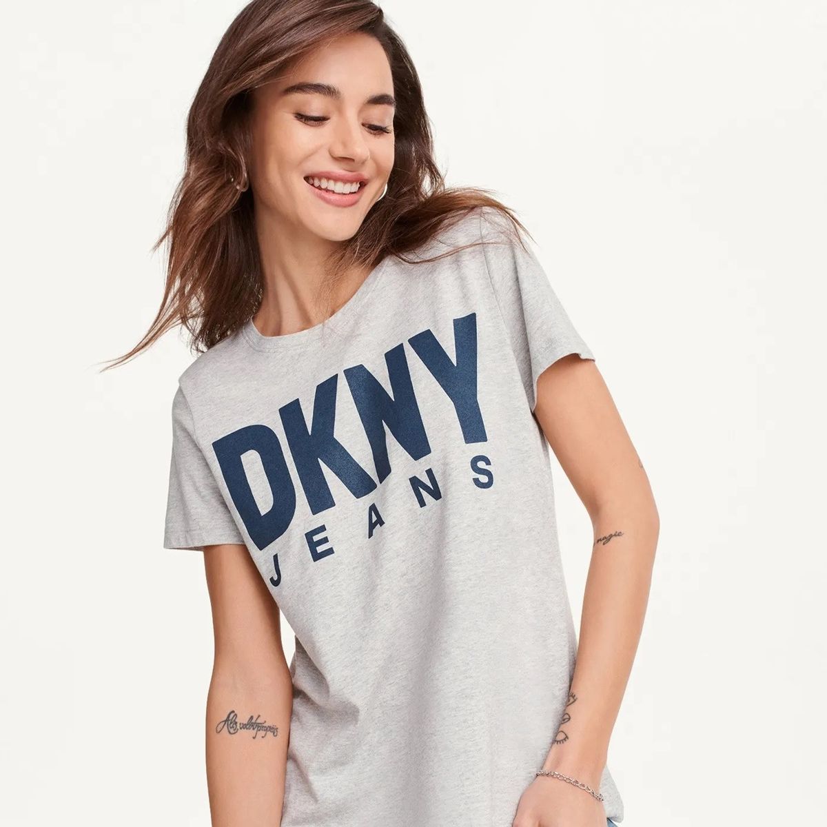 DKNY - Blusa A4 Dkny para Dama Gris