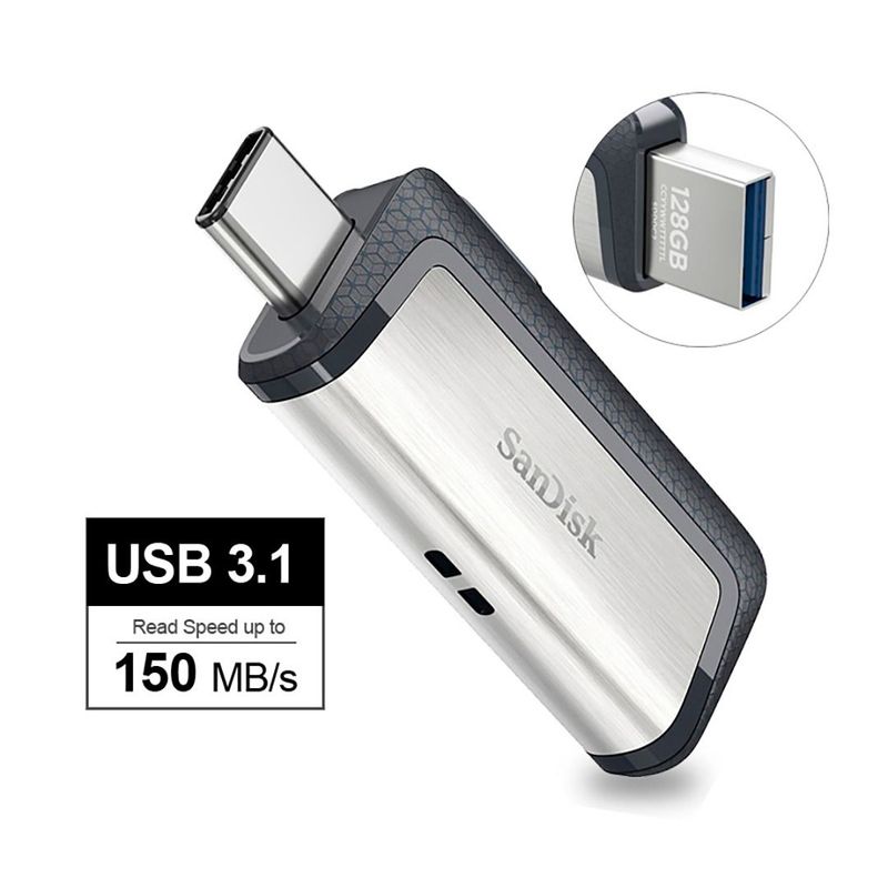 GEF - Memoria Usb 128 Gb 3.1 Dual Tipo C Original