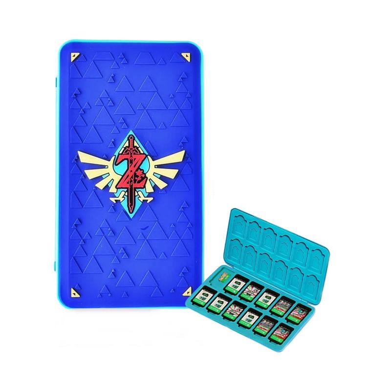 GENERICO - Estuche Para Juegos Y Micro Sd Nintendo Switch 24 Espacios.