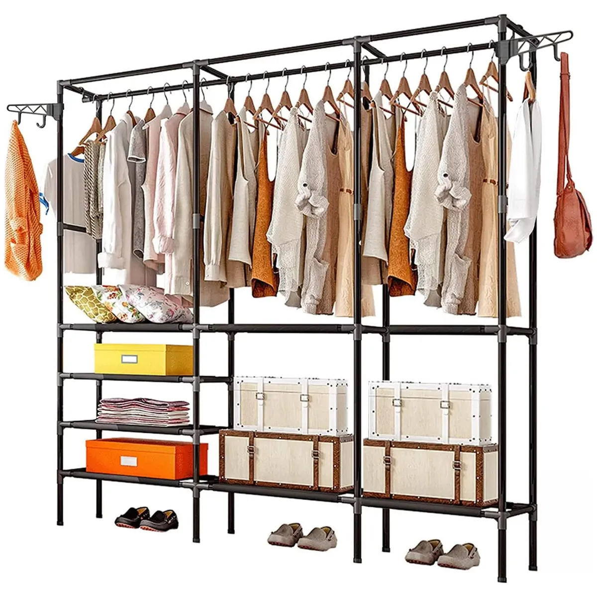 ONE PIXEL - Organizador De Metal Para Ropa Estante ONE PIXEL