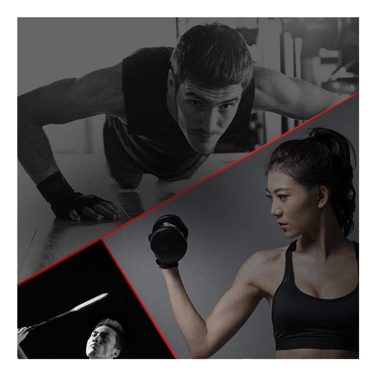 GENERICO - Vendas De Boxeo Billna x2 Negro Unisex