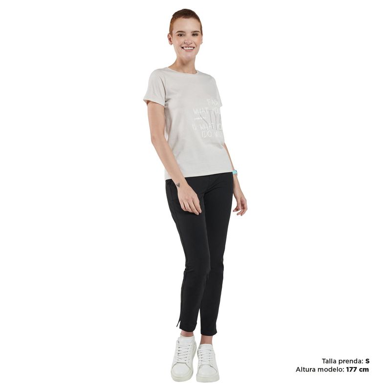 TOTTO - Camiseta para Mujer Dusti Negra