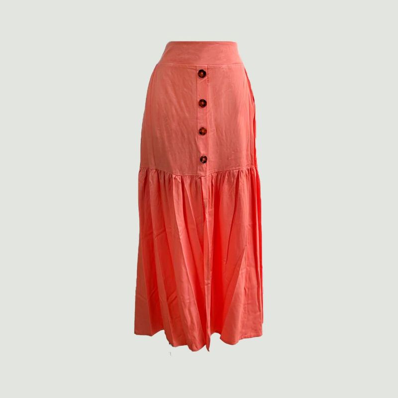 L Y H - Falda Para Mujer Coral Marca L&H
