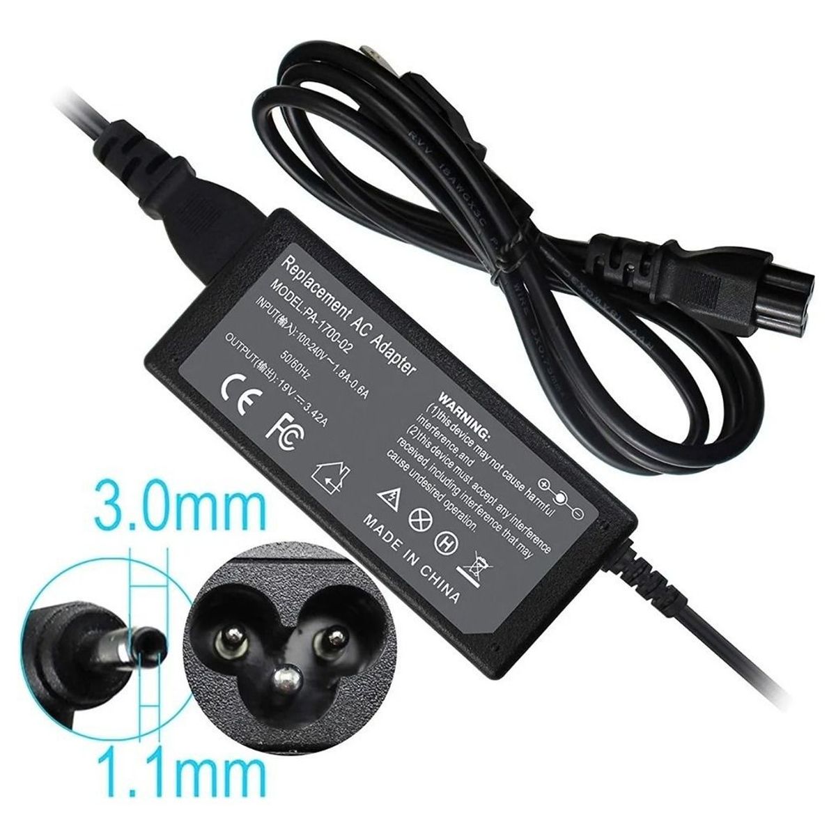 PREMIUM - Cargador Premium Para Acer Aspire 3 A315-57g 19v 3.42A