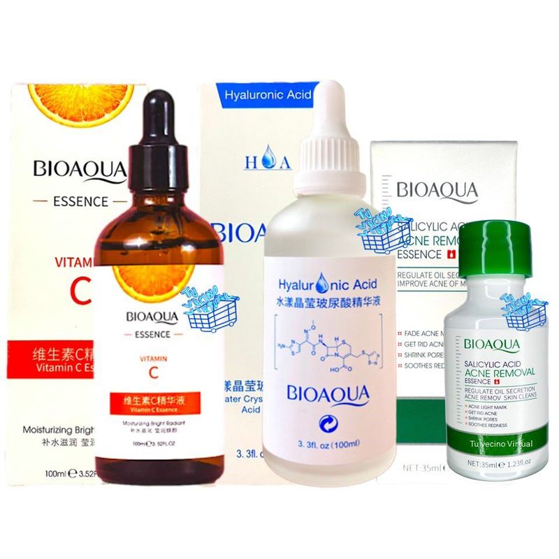 BIOAQUA - Kit X3 suero Bioaqua