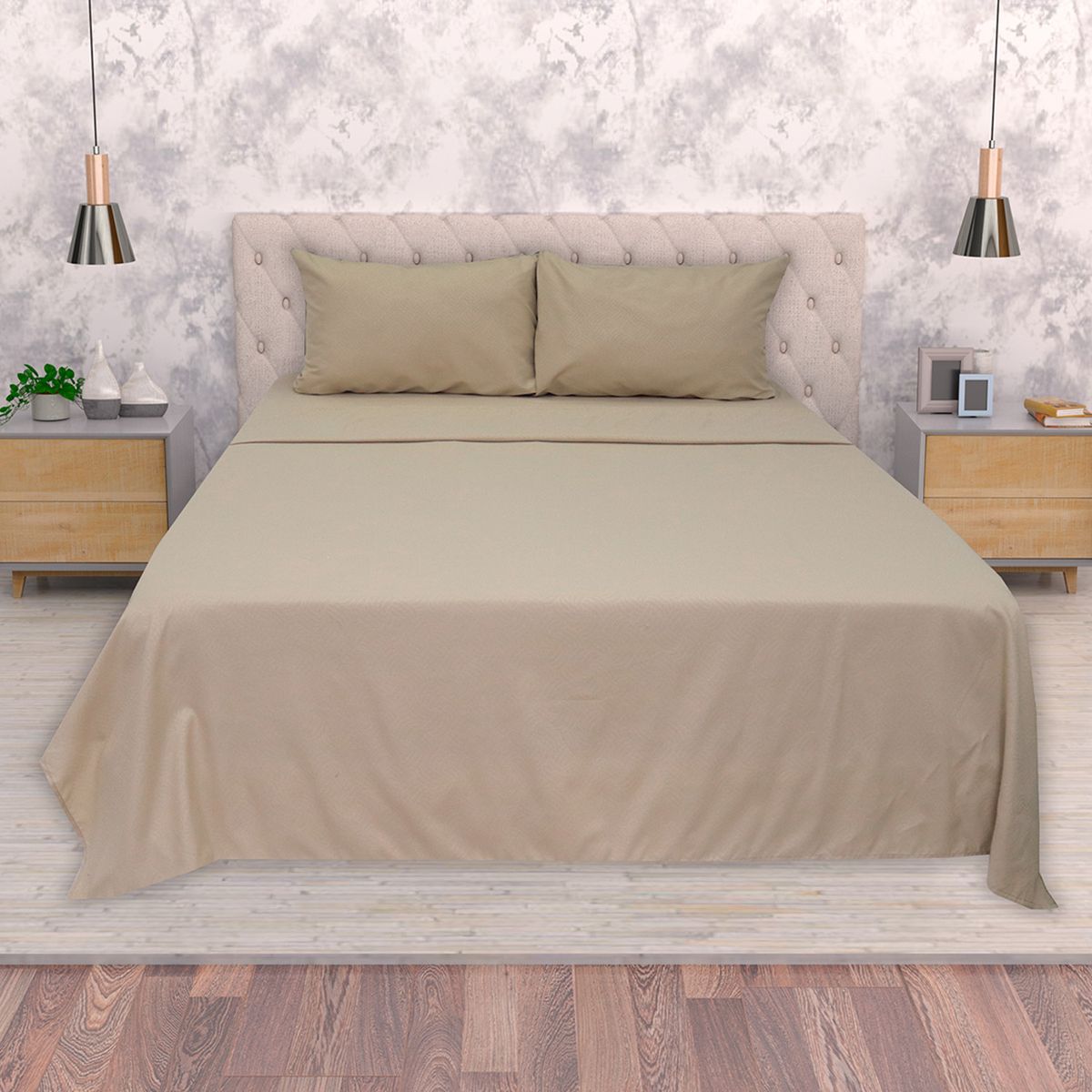 HOMETEX - SAB SENCILLA NATURAL HOMETEX  ARENA