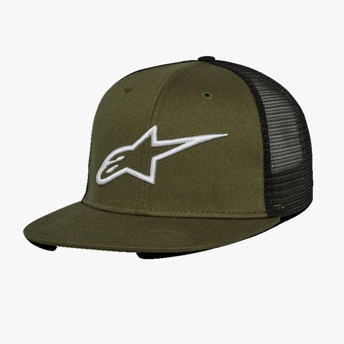 ALPINESTARS - GORRA ALPINESTARS CORP TRUCKER VERDE NEGRO AJUSTABLE