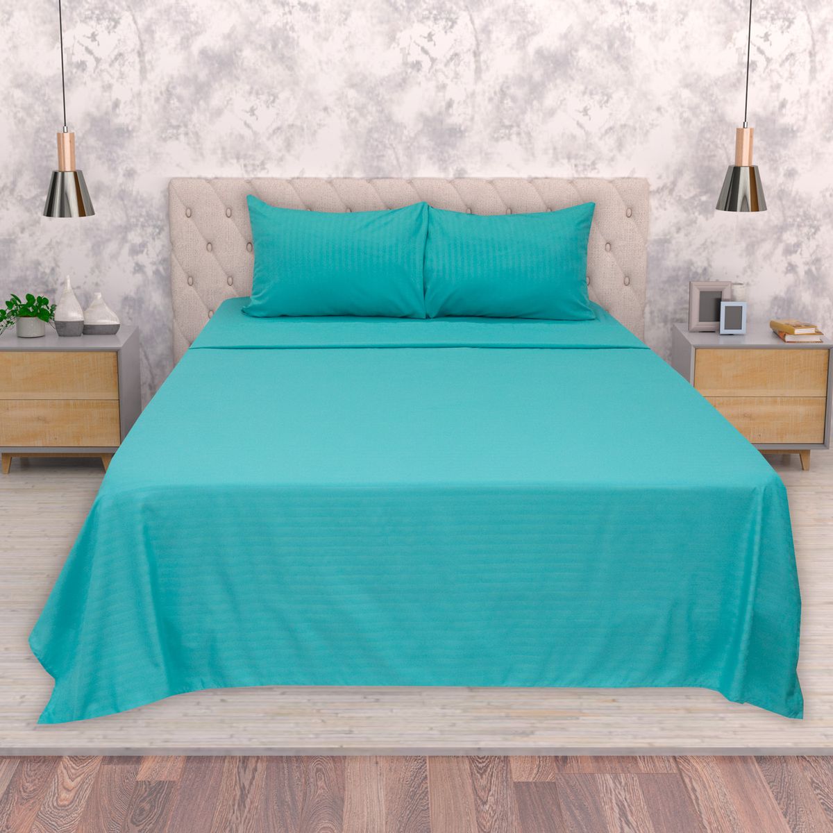 HOMETEX - SAB QUEEN NATURAL  HOMETEX JADE
