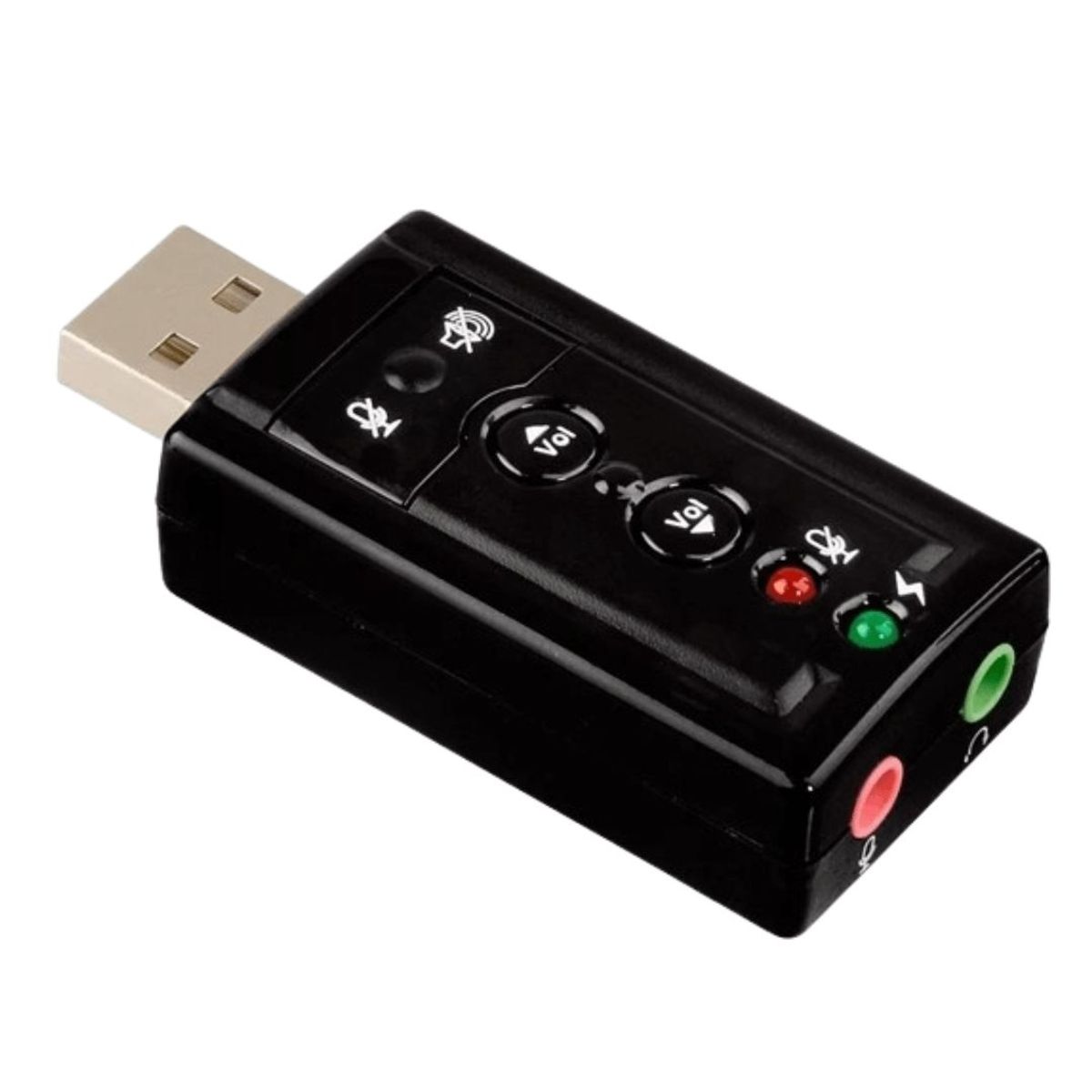 GENERICO - Tarjeta De Sonido Externa Usb 7.1 Adaptador Audio