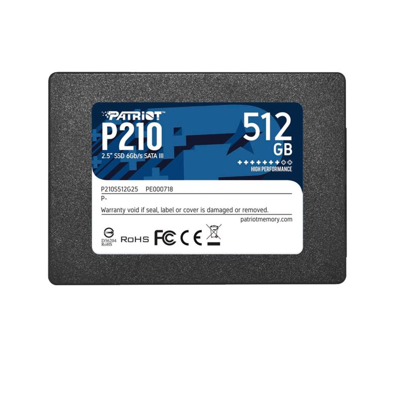 PATRIOT - Disco duro SSD 512GB Patriot P210 SATA III