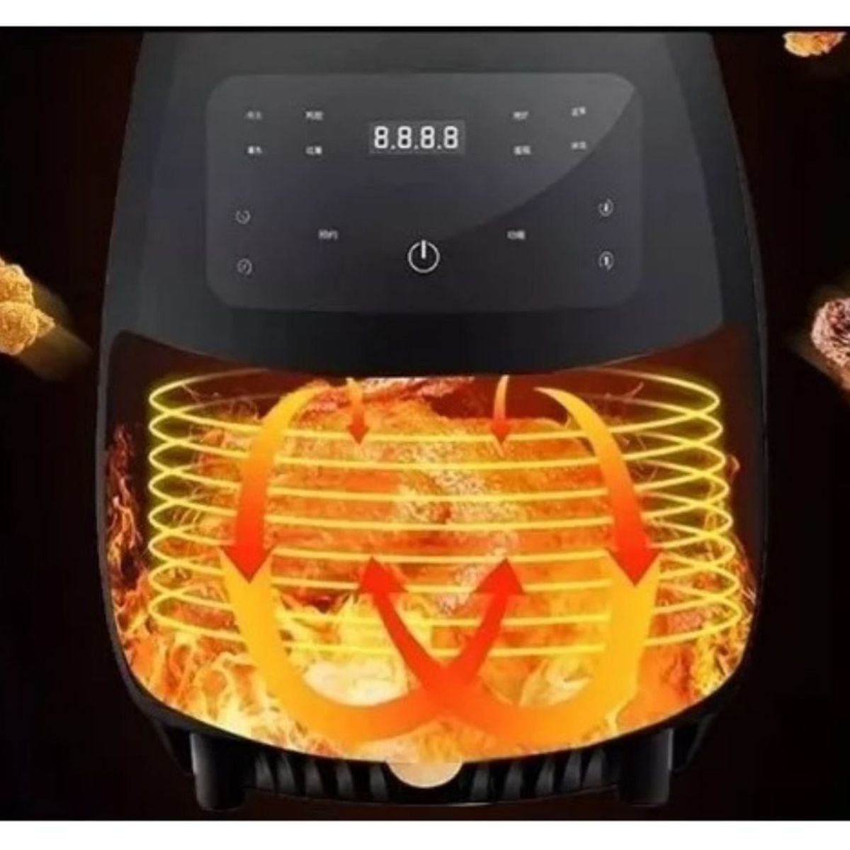 GENERICO - Freidora De  Aire Silver Crest Digital Grande  Air Fryer