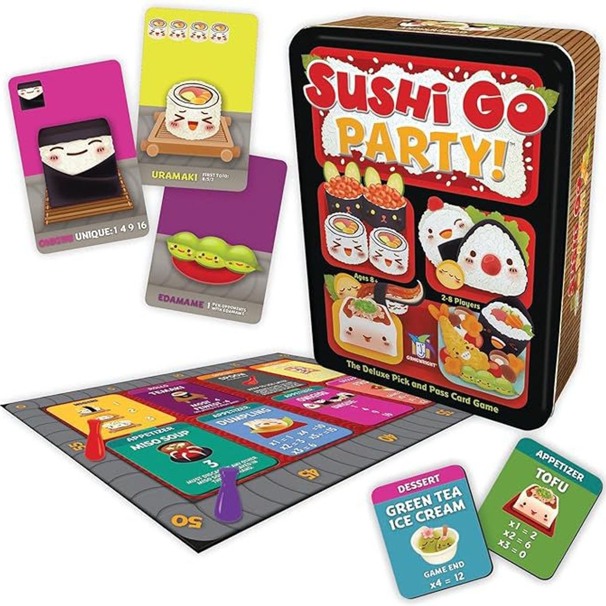 DEVIR - Sushi Go Party Juego De Mesa En Español Adultos Niños