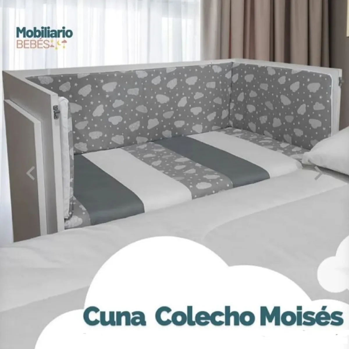 GENERICO - Cuna Tipo Colecho Moisés Mobiliariobebés - Fabricamos