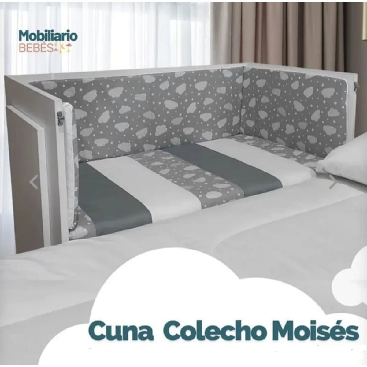 GENERICO - Cuna Tipo Colecho Moisés Mobiliariobebés - Fabricamos
