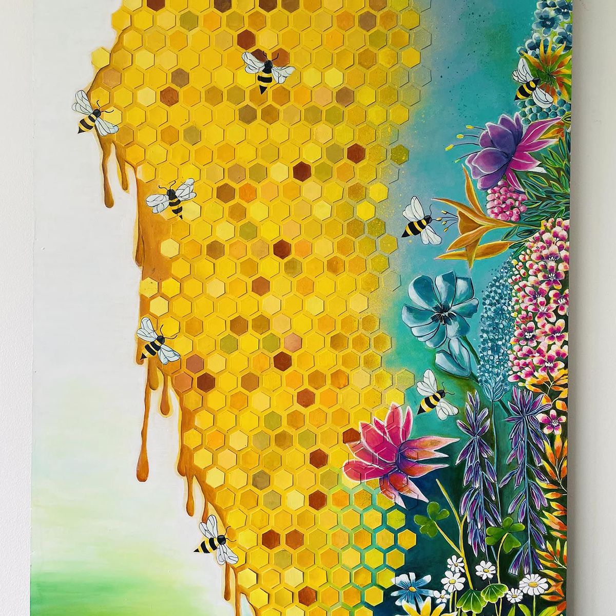 ART CO - Cuadro Decorativo Salvémolas lets save the bees