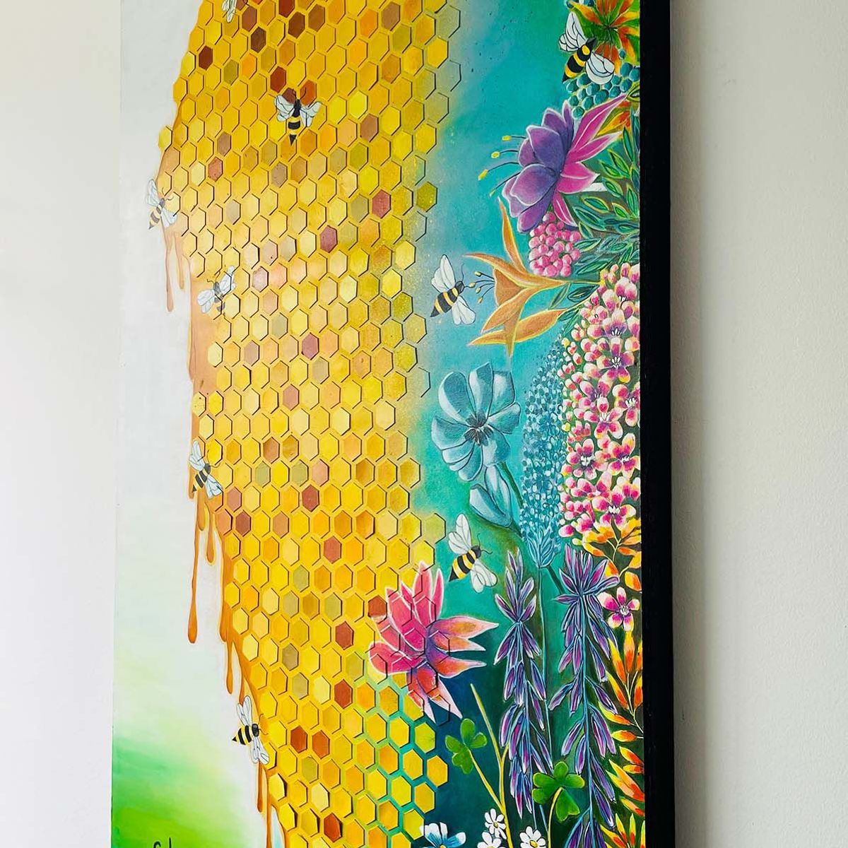 ART CO - Cuadro Decorativo Salvémolas lets save the bees